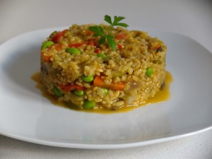 Arroz vegetariano