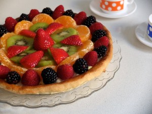 Receta Tarta de frutas